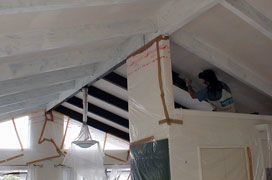 Before ceiling restoration