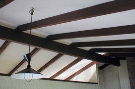 Before ceiling restoration