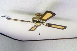 Before ceiling restoration