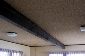 Before ceiling restoration