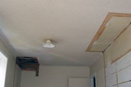 Before ceiling restoration